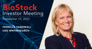 WntResearch_PernillaSandwall_BioStockInvestorMeeting