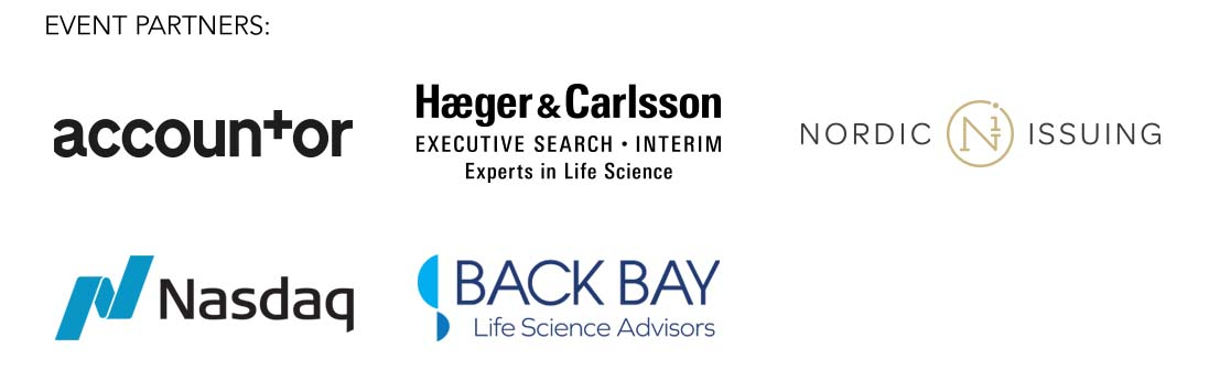 Eventpartners BioStock Life Science Summit 2023 Accountor, Heager Carlsson Nordic Issuing Nasdaq Back Bay Life Science Advisors
