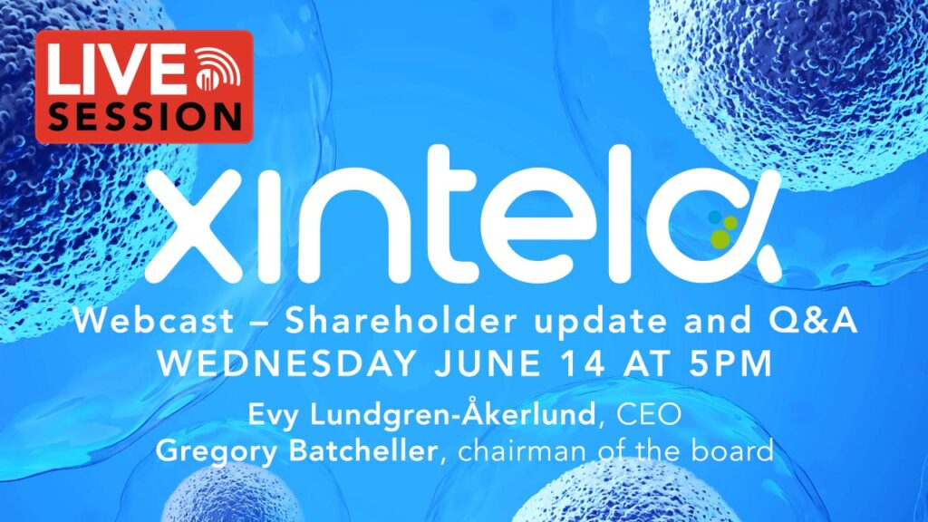 Xintela live webcast 14 juni