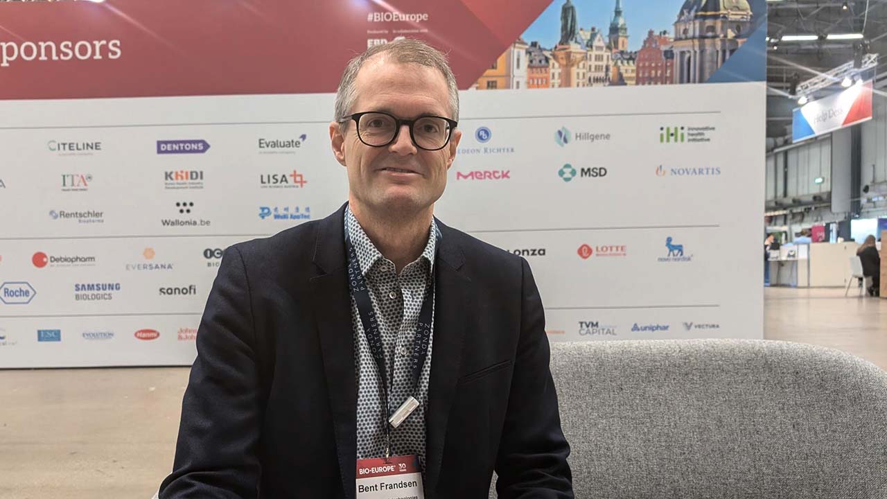 Bent U Frandsen, CEO of Expres2ion Biotech at BIO-Europe