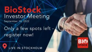 BioStock Investor Meeting rew spots left register now September 14 2022