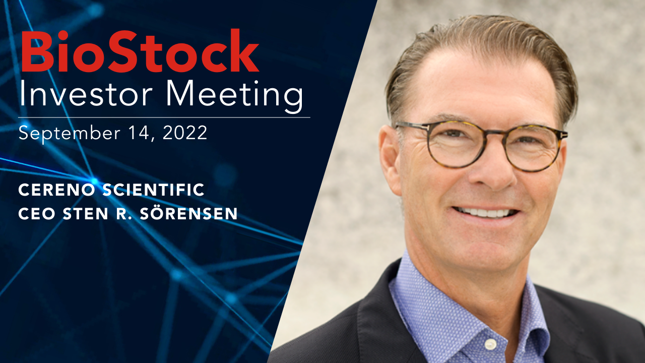 CerenoScientific_StenRSorensen_BioStockInvestorMeeting