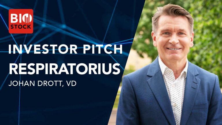 Johan Drott, CEO of Respiratorius