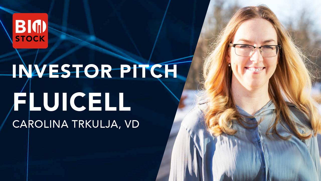 Fluicell vd Carolina Trkulja presenterar bolaget