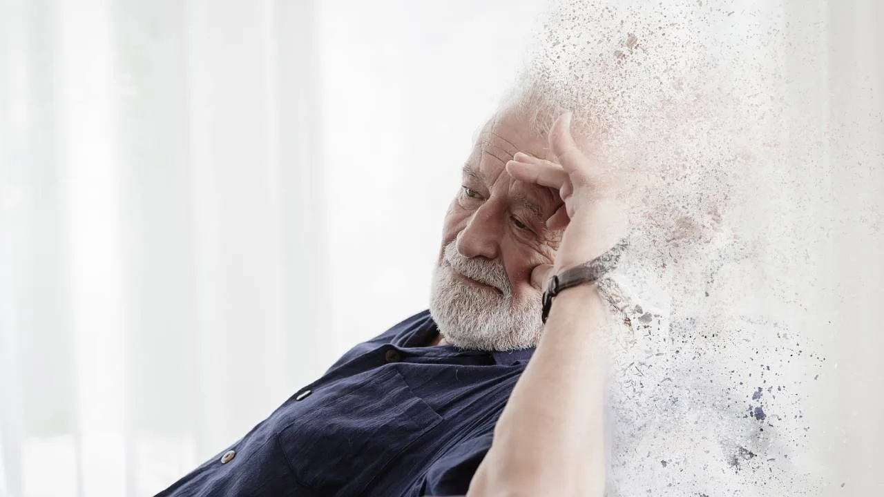 Man med Alzheimers