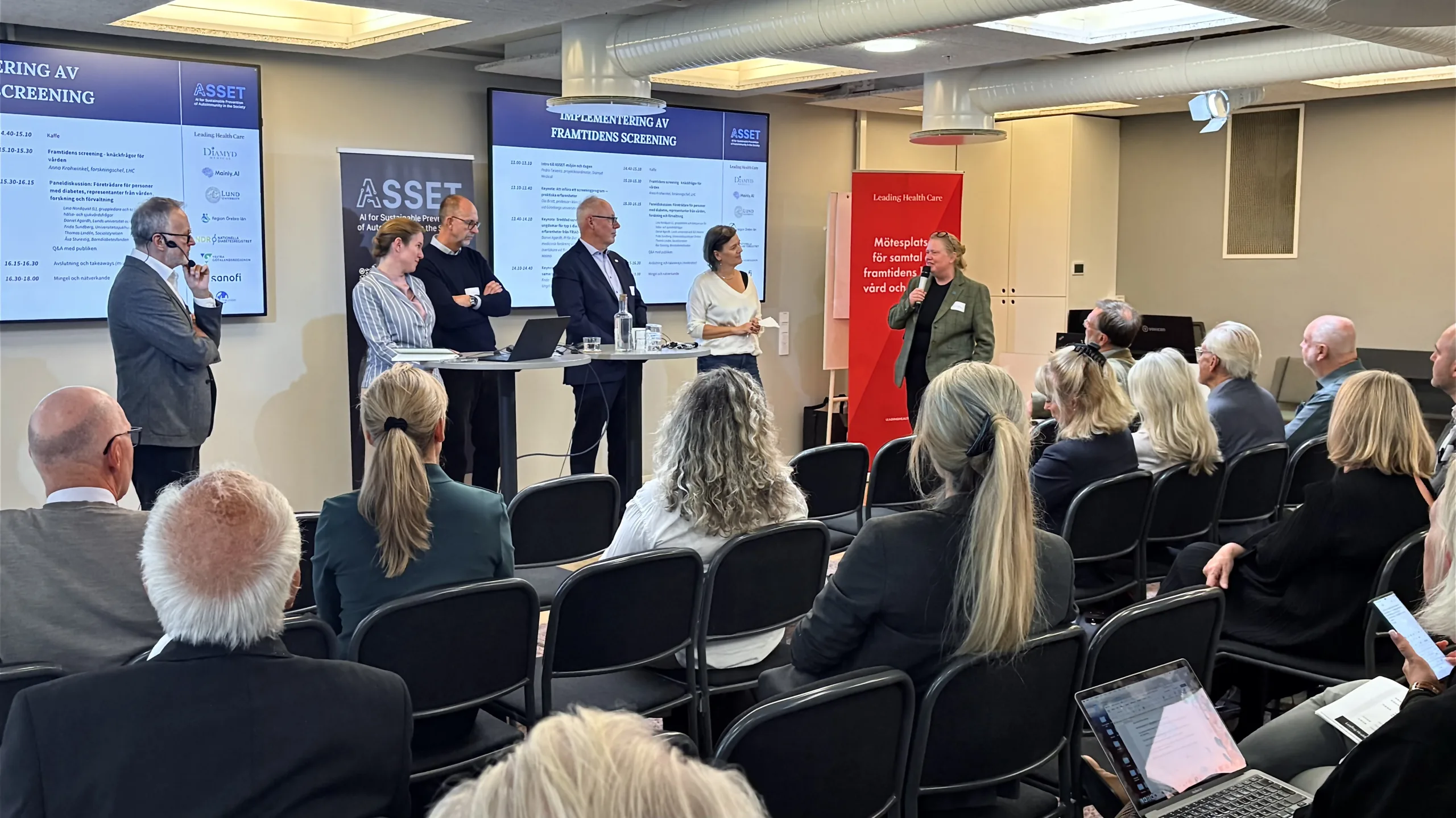 Bild från konferensen Implementering av Framtidens Screening