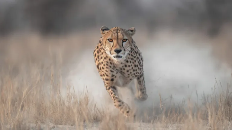 Cheetah running