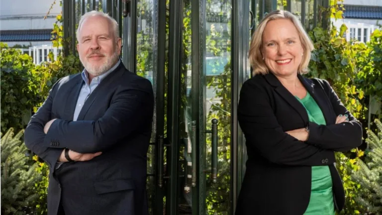 Stefan Petursson, CFO och Maria Bech, CEO på EpiEndo