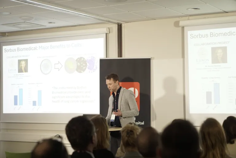 Roger ronn presents Sorbus biomedical at medtech summit