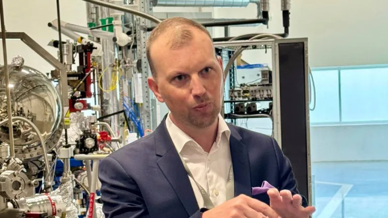 Johan Emilsson, vd på Sprint Bioscience på MaxIV